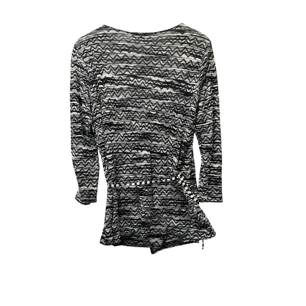 Missoni Zig Zag Chevron Open Front Knit Cardigan Sweater Size Small Multicolor - Picture 7 of 13